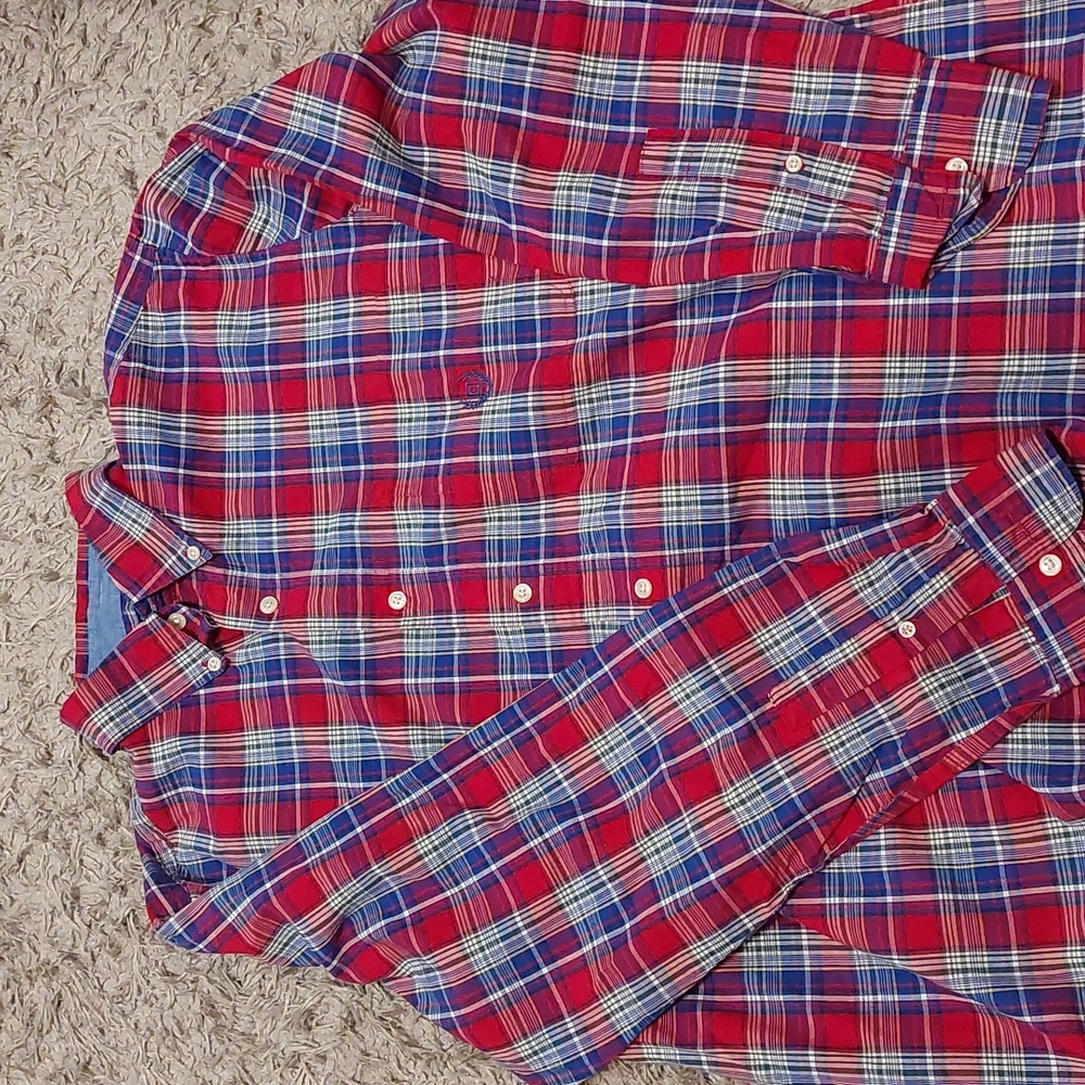 MENS LARGE Chaps button up shirt